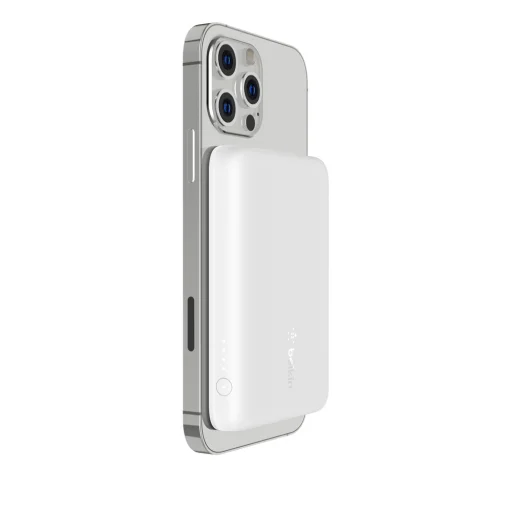 Belkin BOOST CHARGE (2500 mAH) Mágneses Vezeték Nélküli Hordozható Akkumulátor - Fehér - 3
