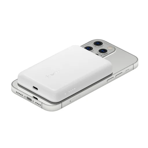 Belkin BOOST CHARGE (2500 mAH) Mágneses Vezeték Nélküli Hordozható Akkumulátor - Fehér - 7