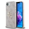  iPhone 16e Rózsaszín Guess PU 4G Fém Logó tok