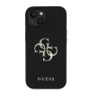 Guess PU Grained 4G Metal Logo tok iPhone 13 fekete thumbnail