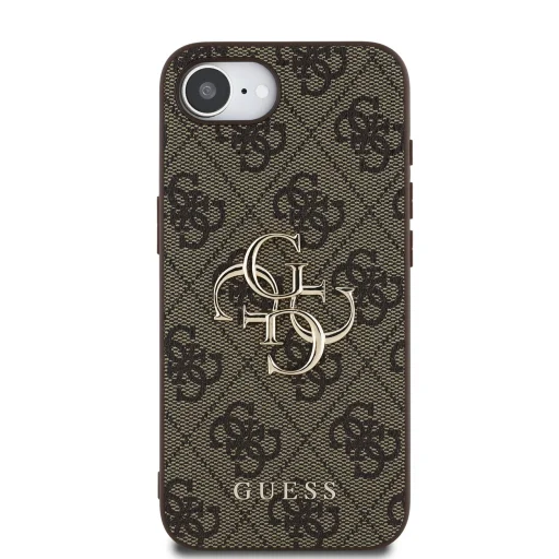  iPhone 16e Barna Guess PU 4G Metal Logo tok - 3