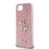  iPhone 16e rózsaszín Guess PU Fixed Glitter 4G Metal Logo tok thumbnail