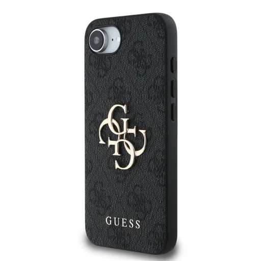  iPhone 16e Guess PU 4G Metal Logo szürke tok - 2