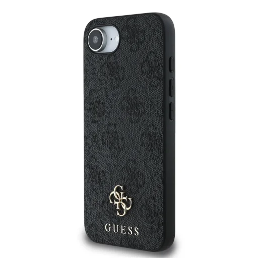  iPhone 16e Guess PU 4G Small Metal Logo MagSafe Szürke tok - 2