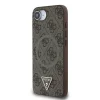  iPhone 16e barna Guess PU 4G Strass Triangle Metal Logo tok thumbnail