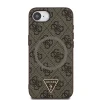  iPhone 16e barna Guess PU 4G Strass Triangle Metal Logo tok thumbnail