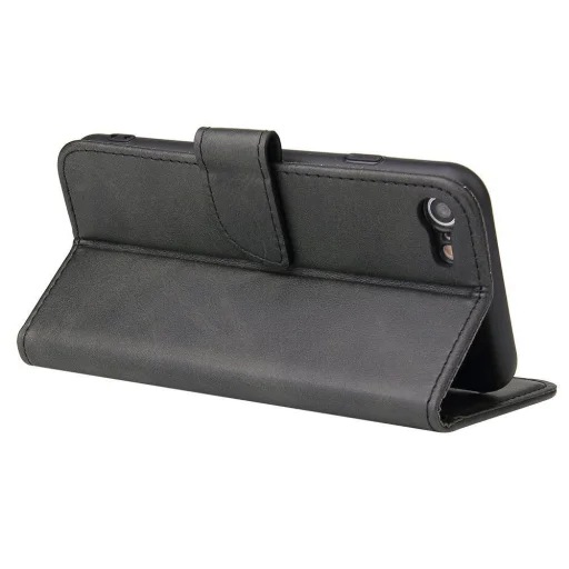 Magnet Case Elegáns Fliptok iPhone SE 2022 / SE 2020 / iPhone 8 / iPhone 7 Fekete tok - 2