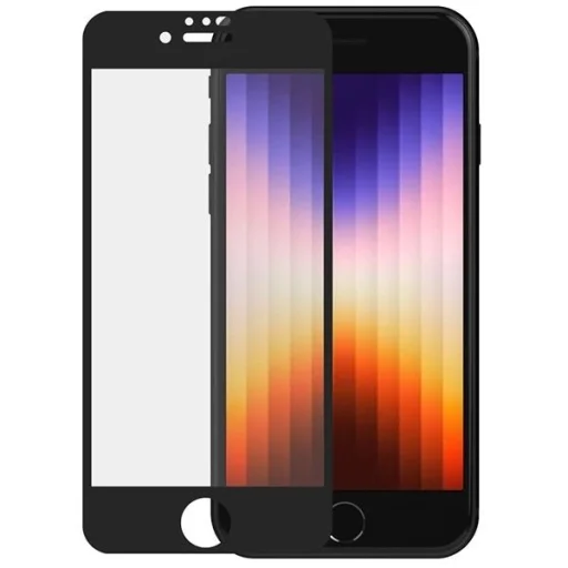 SAFE by PanzerGlass edzett üveg iPhone SE 2020 / SE 2022 / 8 / 7 / 6 / 6s - fekete kerettel üvegfólia - 2