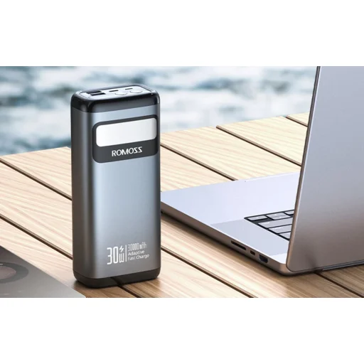Powerbank PMT30 Romoss 30000mAh 30W (fekete) - 7