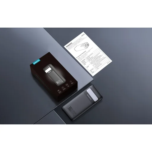 Powerbank PMT30 Romoss 30000mAh 30W (fekete) - 11