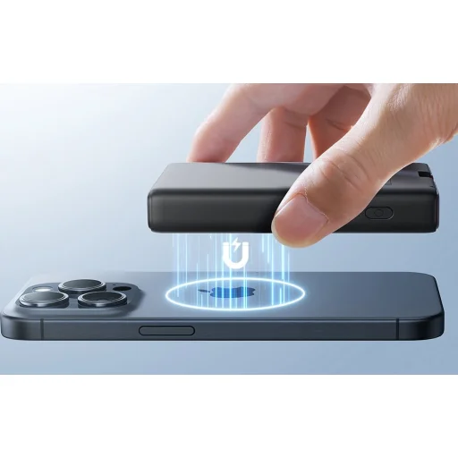 Mágneses Power Bank Állvánnyal Joyroom JR-PBM01, 20W, 10000mA - 3