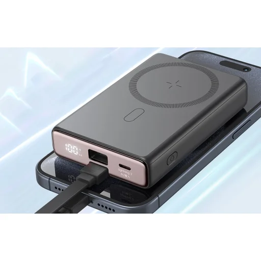 Mágneses Power Bank Állvánnyal Joyroom JR-PBM01, 20W, 10000mA - 4