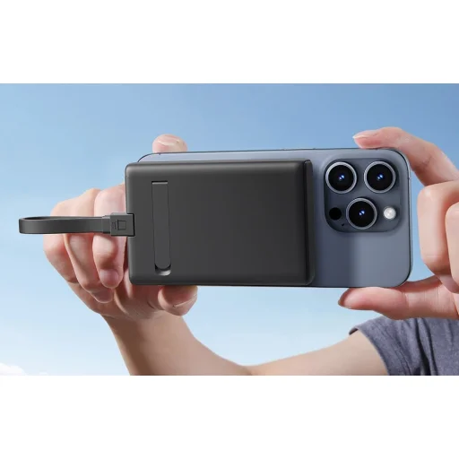 Mágneses Power Bank Állvánnyal Joyroom JR-PBM01, 20W, 10000mA - 5