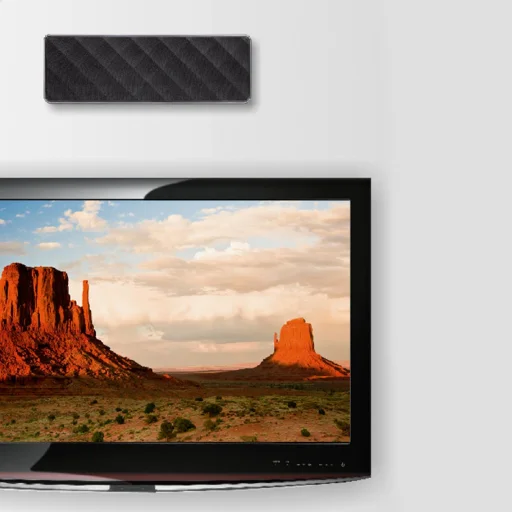 Home FZ 53 DVB-T/T2 szobaantenna erősítővel, 3D formatervezés szövet mintázattal, 53 dB, rádió- és TV-adások vételére, koax kábeles tápellátás - 6