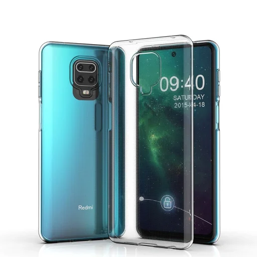 CLEAR tok 2 mm BOX Xiaomi Redmi Note 9S / 9 Pro átlátszó tok - 9