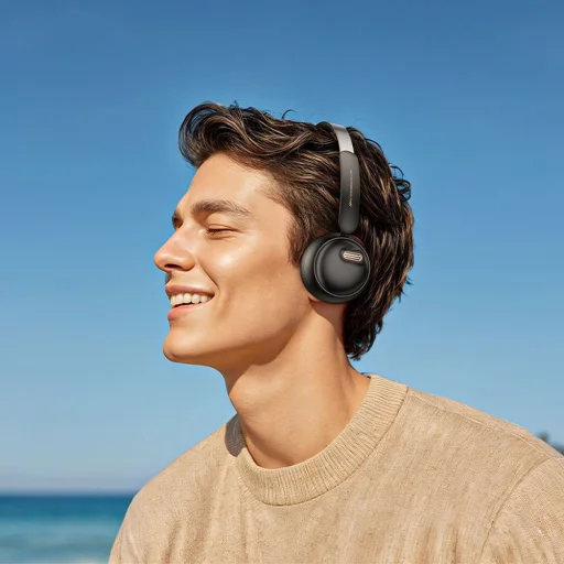 HOCO vezetékes Bluetooth fejhallgató W62 fekete - 4