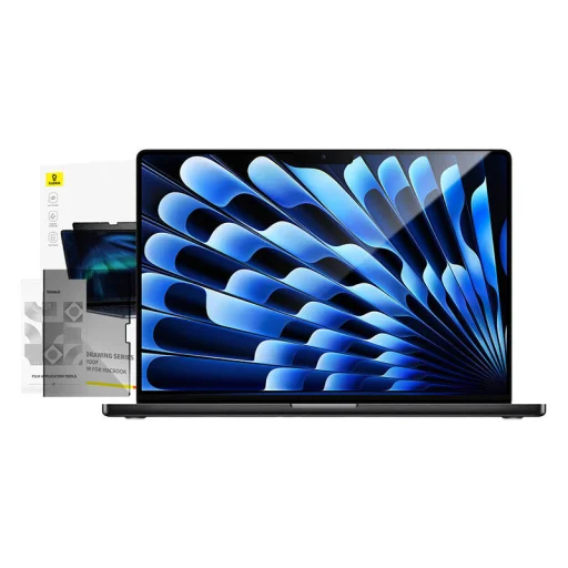 Baseus Magic Drawing képernyővédő MacBook Air 15.3" (2023/2024) + tisztítókészlet (átlátszó) üvegfólia - 5