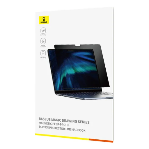 Screen Protector Baseus Magic Drawing for MacBook Pro 16" (2021/2023) + cleaning kit (clear) - 3