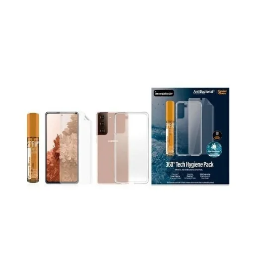 PanzerGlass védelmi készlet Samsung Galaxy S21+ TPU fólia + ClearCase + tisztítófolyadék 30ml üvegfólia - 2