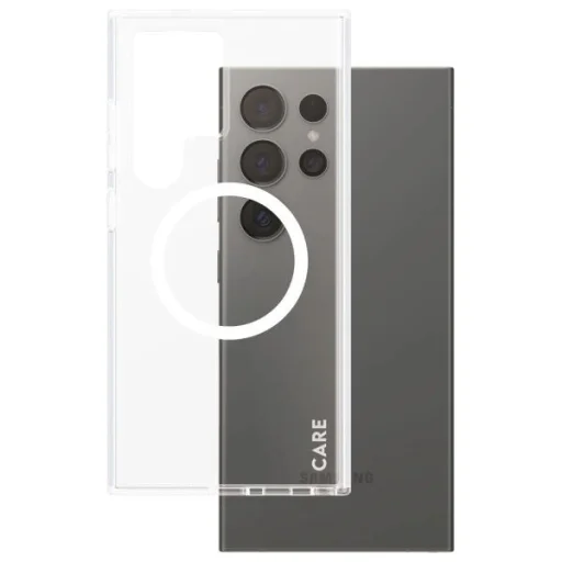 CARE by PanzerGlass Flagship QI fliptok Samsung Galaxy S24 Ultra - átlátszó tok - 2
