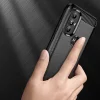 Carbon Case rugalmas tok Motorola Moto G Power 2022 fekete tok thumbnail
