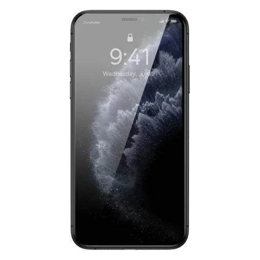 Baseus edzett üvegfólia 0,3mm iPhone XS Max / 11 Pro Max 6.5" készülékhez (2 db) üvegfólia - 4