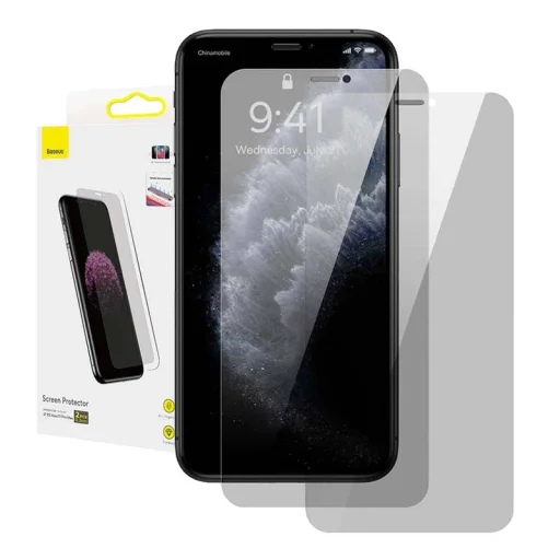 Baseus edzett üvegfólia 0,3mm iPhone XS Max / 11 Pro Max 6.5" készülékhez (2 db) üvegfólia - 1