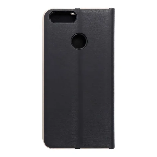 LUNA fliptok Arany Huawei P Smart fekete tok - 2