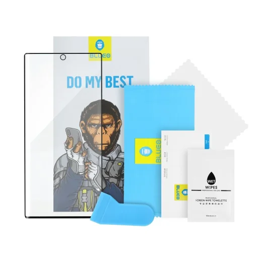 5D Mr. Monkey Glass – Samsung Galaxy A53 5G fekete (Strong Lite) üvegfólia - 2