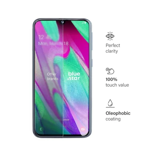Edzett üveg Blue Star - SAMSUNG Galaxy A40 üvegfólia - 4