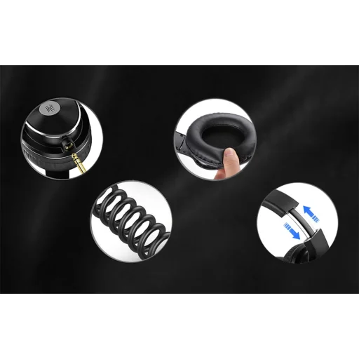 OneOdio Studio HiFi fejhallgatók (fekete) - 4