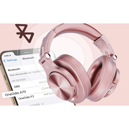 OneOdio Fusion A70 fejhallgató (rózsaszín) - 3
