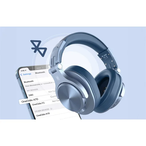 OneOdio Fusion A70 fejhallgató (kék) - 3