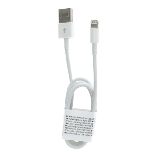 C601 Lightning kábel USB A csatlakozóval 1 m fehér - 1