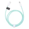 Type-C to Type-C PD QC3.0 3A 60W C263 kábel 1 m zöld