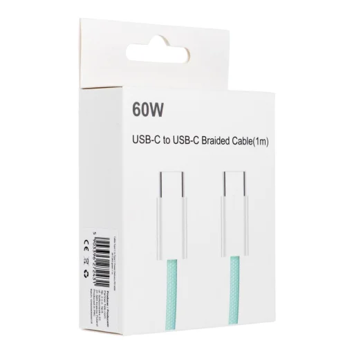 Type-C to Type-C PD QC3.0 3A 60W C263 kábel 1 m zöld - 2