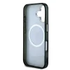  iPhone 16 Fekete Guess IML 4G Glitter és Triangle Logo MagSafe tok - 6