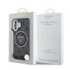  iPhone 16 Fekete Guess IML 4G Glitter és Triangle Logo MagSafe tok - 7
