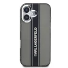  iPhone 16 Fekete Karl Lagerfeld IML Stripe Logo tok - 6