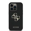 Guess PU Grained 4G Metal Logo tok iPhone 14 Pro fekete thumbnail