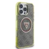  iPhone 16 Pro Barna Guess IML 4G Glitter és Triangle Logo MagSafe tok - 4