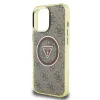  iPhone 16 Pro Barna Guess IML 4G Glitter és Triangle Logo MagSafe tok - 5