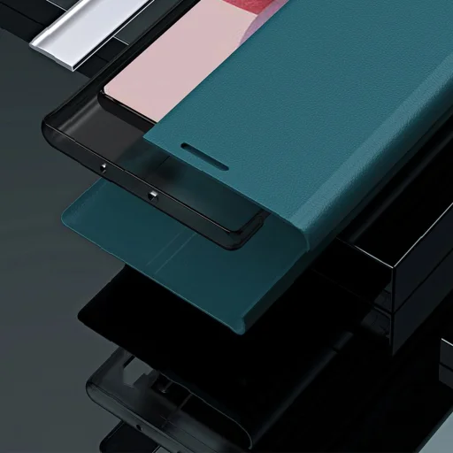 Sleep Case Pro tok Samsung Galaxy S23 Plus-hoz fliptok állvánnyal kék - 7