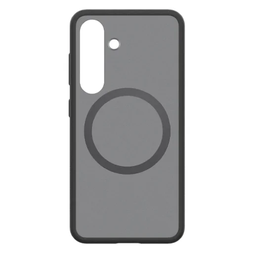  Samsung Galaxy S25 Fekete Spigen Capella GP-FPS931PGBJW Szilikon Tok MagFit Mágneses Gyűrűvel - 1