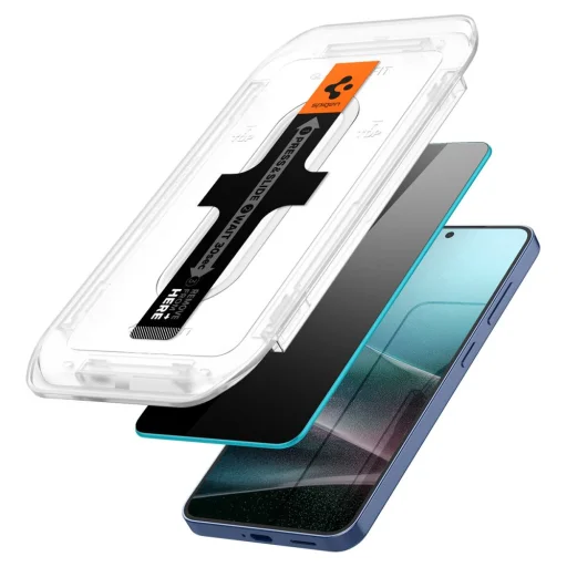 Spigen Glas.tr „Ez Fit” Hd 2-pack Galaxy S24 / S25 Privacy üvegfólia - 3