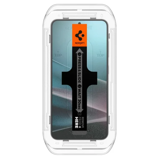 Spigen Glas.tr „Ez Fit” Hd 2-pack Galaxy S24 / S25 Privacy üvegfólia - 5