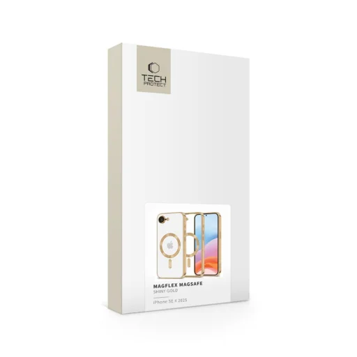 iPhone 16e Tech-protect Magflex Magsafe tok Fényes Arany - 5