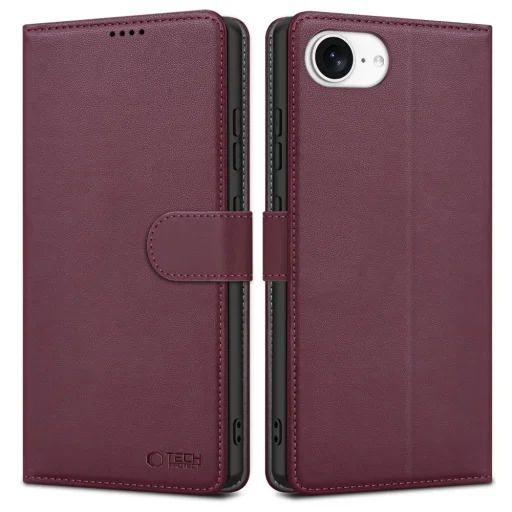 iPhone 16e Tech-protect Wallet Mulberry tok, fliptok - 1