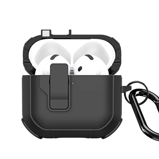 DUX DUCIS PECP - TPU+PC védőtok AirPods 4 fekete - 10