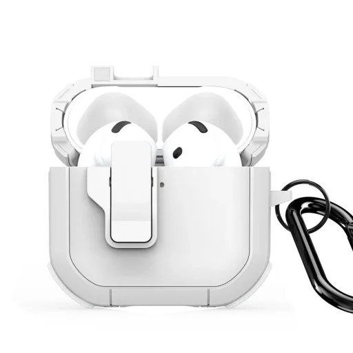 DUX DUCIS PECP - TPU+PC védőtok AirPods 4-hez fehér - 2